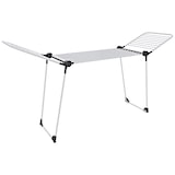 thumbnail of Stendibiancheria Estensibile Fino a 2 Metri Griglia Telescopica 30 M Stenditura Stendino Grande Con Ruote Richiudibile 218-300 x 55 x 126 cm Bianco