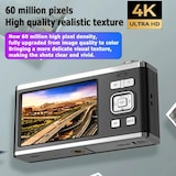 thumbnail of Appareil Photo Numérique 4K HD 60MP Double Écran Zoom Optique 10x Stabilisation Blanc YONIS