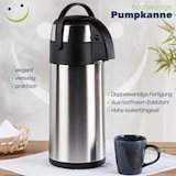thumbnail of Edelstahl Airport Pumpkanne, 5 Liter- doppelwandig, auslaufsicher