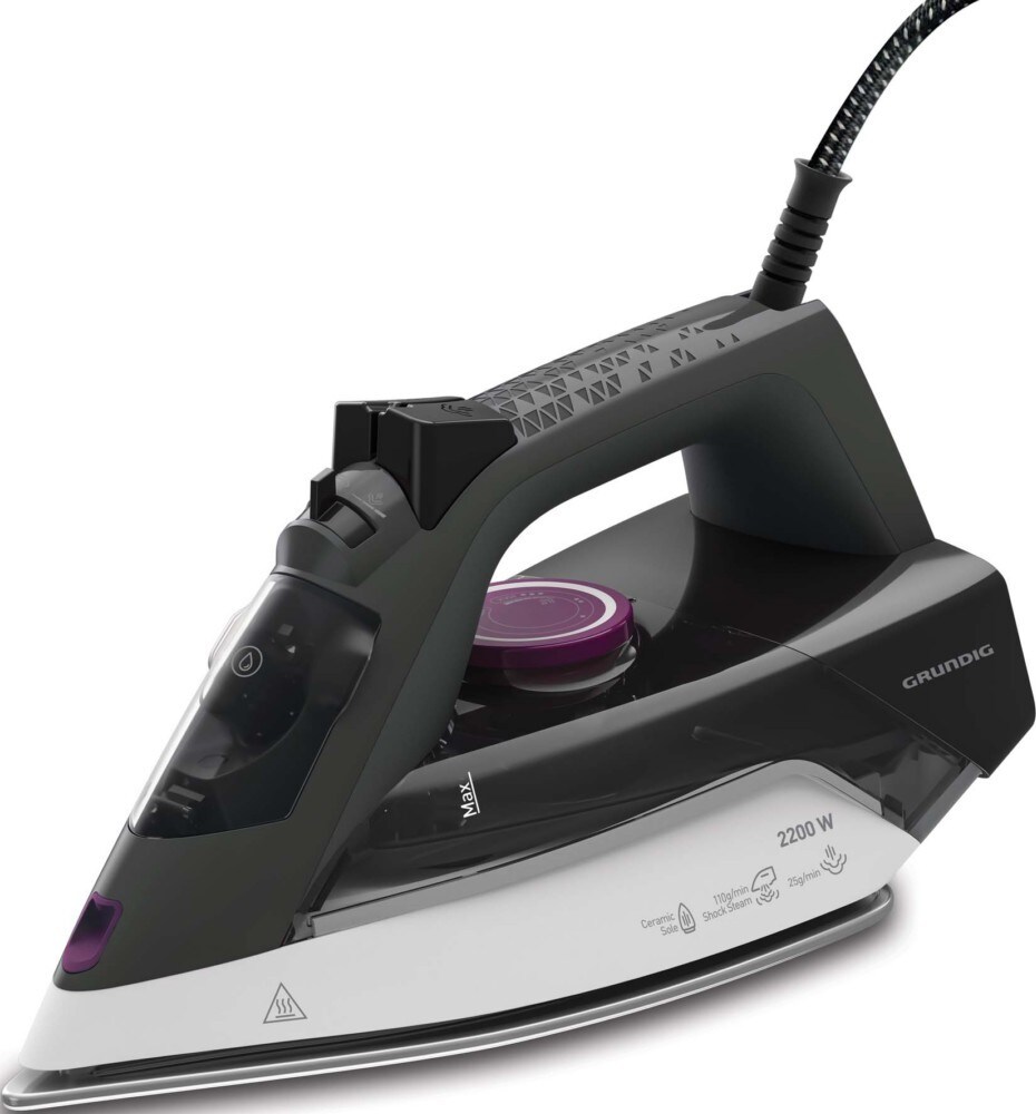 Grundig Dampfbügeleisen SI 4850 gr/ws/lila GMS2950