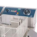 thumbnail of Romux® Freidora Industrial Eléctrica 6+6 Litros Doble Sobremesa | Freidora Profesional de Aceite en Acero Inox 5000 W Termostato Alta Precisión