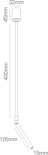 thumbnail of Verstellbarer LED-Fluter für Minigolfflächen, 3,5 W, 24°, 3000 K, Mattweiß - Hochpräziser LED-Deckenstrahler - Beneito & Faure
