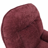 thumbnail of Poltrona Relax com banqueta HWC-P32, poltrona TV com suspensão nosag, tecido metálico giratório/chenille têxtil (370 g/m²) ~ baga