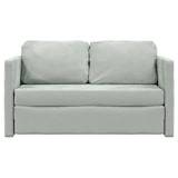 thumbnail of vidaXL Bodensofa mit Schlaffunktion Hellgrau 122x204x55 cm Samt