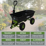 thumbnail of Gartenwagen kippbar 300 kg Handwagen Kippwagen Transportwagen Transportkarre