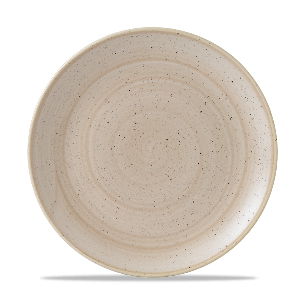 Churchill Stonecast Teller Coupe 26 cm, Nutmeg Cream