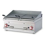 thumbnail of Griglia elettrica trifase da banco. 2 griglie in acciaio inox cm 38x42,5 regolabili. 2 zone di cottura. Misure 80x60 h28 cm. Modello CWT-68ET