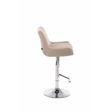 thumbnail of Barhocker Club Stoff creme/chrom