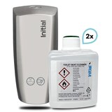 thumbnail of SET: WC-Sitzreiniger Reflection MANUELL, bis zu 15.000 Anwendungen, Edelstahl + 2x375ml Kartuschen, Rentokil INITIAL