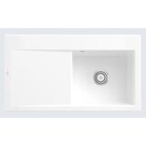 thumbnail of Villeroy&Boch Spülbecken mit Abtropffläche links, Subway Style 50 Weiß Alpin 90x51cm, Keramik, Handbetätigung