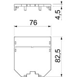 thumbnail of OBO Bettermann Abdeckplatte UT3 P0 7408743