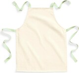 thumbnail of FairTrade Cotton Junior Craft Apron: One Size / Natural/Pistachio