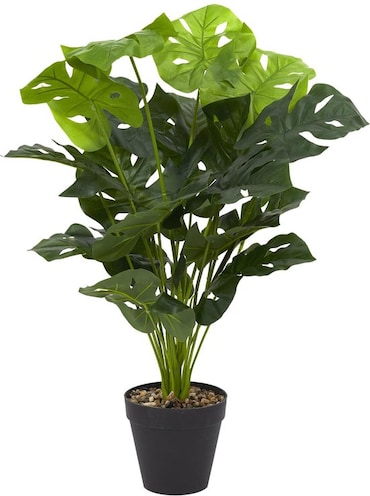 NATURN LIVING Plastik Monstera Deliciosa -  16,5 x 70 cm - Lochpflanze -  Kunstpflanzen - Schweizer Ksepflanze - Grn | METRO