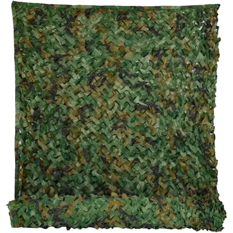 Lona Malla Camuflaje Parasol Red Caza Estor Vela de Sombra Decoración Valla toldo terraza 2x8 Metros