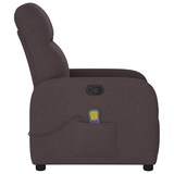 thumbnail of vidaXL Massagesessel Dunkelbraun Stoff