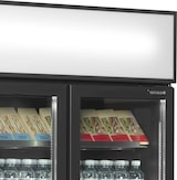 thumbnail of TEFCOLD Display-Kühlschrank in Schwarz FSC891H Black 707l Schwarz RAL9005