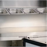 thumbnail of Gasfrit - Mesa Ensaladera Refrigerada de Preparación 3 Puertas 2020 x 800 x 1085 mm para Cubetas GN 1/3 | Mesas Saladette de acero inox