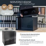 thumbnail of HMF 65712-02 Serverschrank 19 Zoll, 12 HE, 51 x 40 x 58 cm, Schwarz