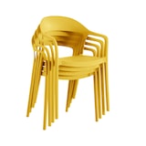 thumbnail of METRO PROFESSIONAL Silla apilable Gastro Laveria, plástico, mostaza