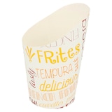thumbnail of Garcia de Pou 100 Unità - Bicchiere Per Fritti Aperto 'Parole' 9 Oz - 270 Ml 220 + 18Pe G/M2 Ø7X10,5 Cm Bianco Cartone