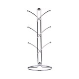 thumbnail of Porte 6 mugs 16x39 cm -  Argent / Métallique Rectangulaire Métal Table Passion 16.00x16.00 cm