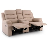 thumbnail of Kinosessel, 2er-Fernsehsessel mit Relaxfunktion, Liegefunktion Easy-Lift, Belastbarkeit je Sitzplatz 130 kg, Mikrofaser, in Beige, Raburg Pixx