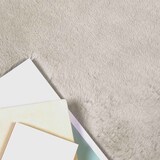 thumbnail of vidaXL Nep Konijnenbont Tapijt Olite Beige 80 x 150 cm Polyester