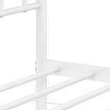 thumbnail of vidaXL Bedframe met hoofd- en voeteneinde metaal wit 80x200 cm