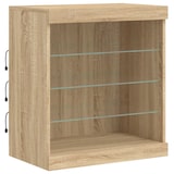 thumbnail of vidaXL Sideboard mit LED-Leuchten Sonoma-Eiche 181,5x37x67 cm