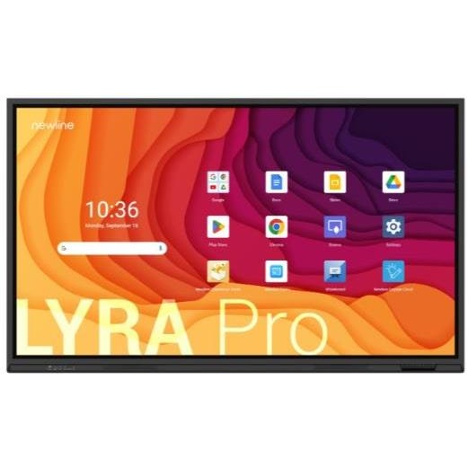 Monitor smart de más de 85 pulgadas newline pantalla interactiva 86 lyra pro