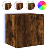 thumbnail of vidaXL TV-Wandschränke mit LED-Leuchten 2 Stk. Räuchereiche