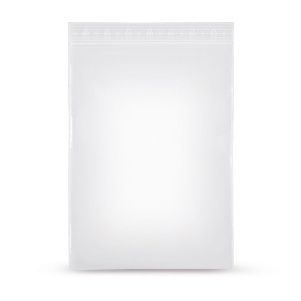 Lot de 100 Sachets plastiques à fermeture ZIP 60x130mm standard 50µ