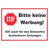 thumbnail of Stop Bitte keine Werbung Schild A0 (841x1189mm)
