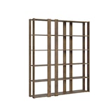 thumbnail of Kato E notenhouten open boekenkast