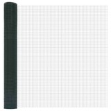 thumbnail of vidaXL Zaunpfosten Grün 50 x 1,2 m (25 x 25 mm Gitter) Stahl und PVC