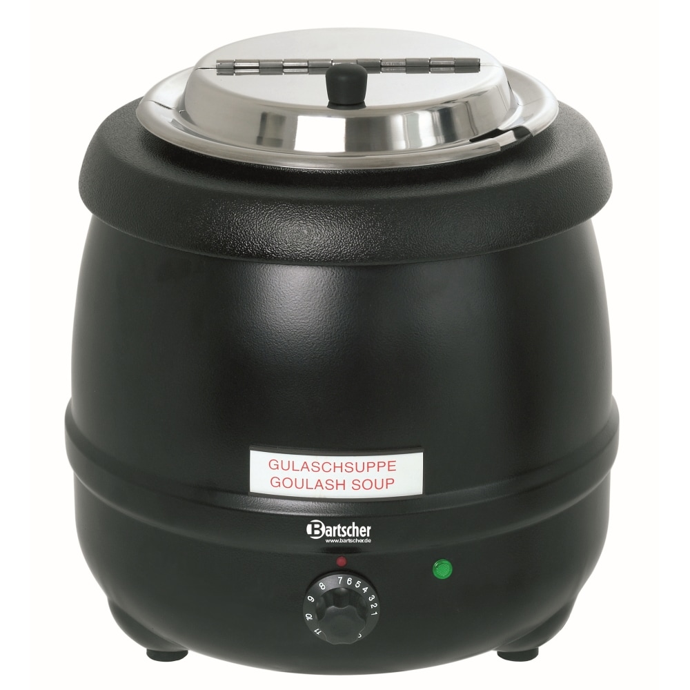 1 x Bartscher Suppentopf Economic, 9L, schwarz