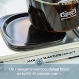 thumbnail of Filterkaffeemaschine Moccamaster KBG Select schwarz, mit Glaskanne und Heizplatte