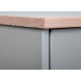 thumbnail of Luzerna Sideboard mit 3 Türen und 3 Schubladen Grau, Braun.