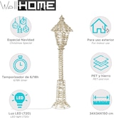 thumbnail of WellHome - Leuchtende Laterne mit Goldrahmen 34x34x150cm