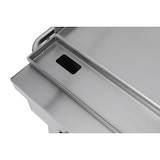 thumbnail of METRO PROFESSIONAL Barbecue a gas con 4 bruciatori e plancha, 85 × 50 cm, telo di copertura, con ruote, acciaio inox, argento