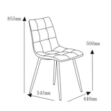 thumbnail of Pack de 4 sillas de comedor estilo Industrial color Marrón Chocolate. Modelo Ivy