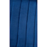 thumbnail of Set de 4 sillas de salón Dijon en tela o terciopelo Azul/Terciopelo