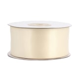 thumbnail of Doppelseitiges Satinband 38mm x 20m Schleifenband Geschenkband Stoffband Ivory
