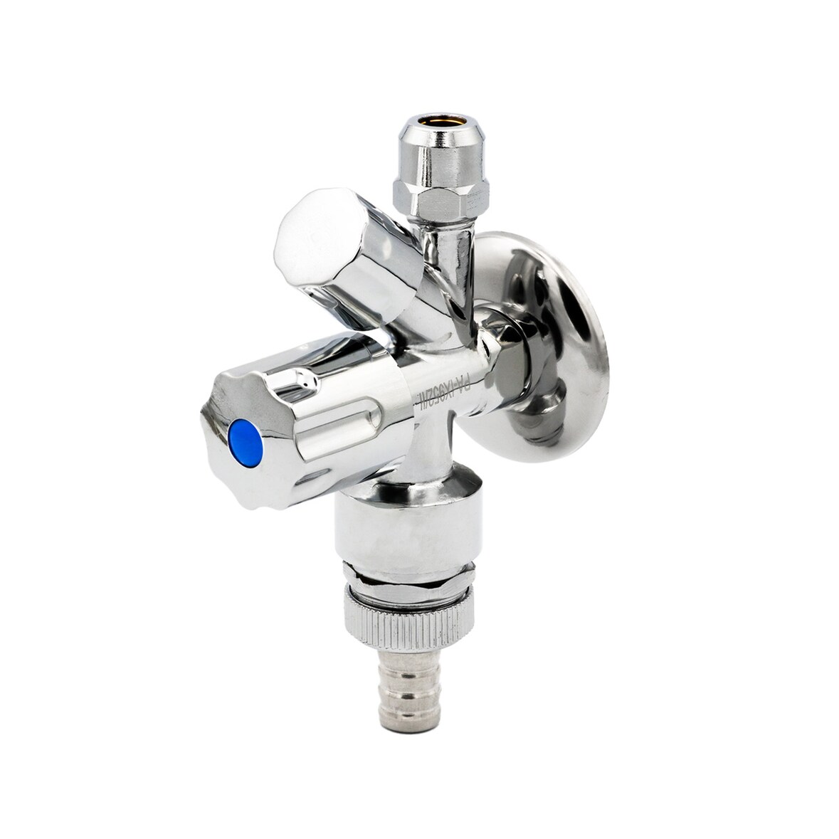 Kombi-Eckventil 1/2` AG Anschluss x 3/4` AG Abgang, selbstdichtend