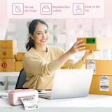 thumbnail of Mini Imprimante Étiquettes Adresses Thermique 203DPI USB Pour PC Mac Linux Violet 2 YONIS