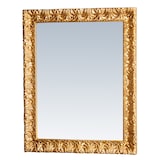 thumbnail of Specchiera da parete in legno finitura foglia oro anticata elegante per cucine moderne e rustiche