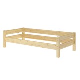 thumbnail of Einzelbett, Holzbett Kiefer massiv klar lackiert 90x200 wählbares Zubehör V-60.20-09 ohne Zubehör