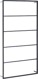 MOB-IN Meuble Lave-Mains Soho 40 Cm Plan Épais Chêne + Porte-Serviettes + Vasque Blanche – Ensemble Gain De Place Suspendu