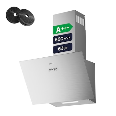 CIARRA Cappe senza testa A+++ 650 m³/h Aspiratore 60 cm Cappe inclinata senza testa LED VMS6762A