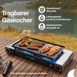 thumbnail of EVOCAMP 2-flammiger Gaskocher mit Piezozündung inkl. 8x Gaskartuschen MSF-1a 227g
